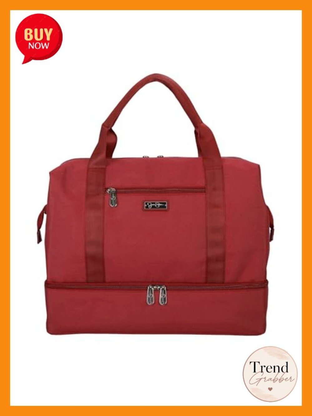 Drop Bottom Weekender Duffel 100% Polyester Travel Carry On Gym Bag Trolley